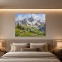 Alpine Berglandschaft als Wandbild oder Kunstdruck