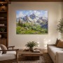 Alpine Berglandschaft als Wandbild oder Kunstdruck