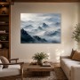 Mystische Berglandschaft als Leinwand oder Fine Art Print