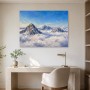 Berggipfel über Wolken, Acrylbild oder Fine Art Print