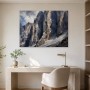Majestätische Felsformation als Wandbild oder Kunstdruck