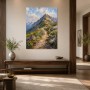 Bergpfad im Licht als Leinwandbild oder Kunstdruck