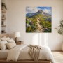 Bergpfad im Hochgebirge als Wandbild oder Kunstdruck