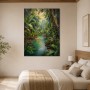 Tropischer Dschungelfluss als Wandbild oder Leinwandbild