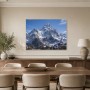 Majestätische Schneegipfel als Leinwandbild oder Fine Art Print
