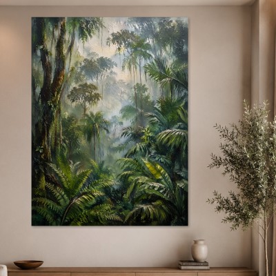 Tropischer Dschungel als Leinwandbild oder Kunstdruck