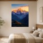 Alpenpanorama im Abendlicht, Wandbild oder Leinwand für stilvolle Räume