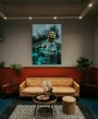 Ronaldo CR7 Fußball Gemalt