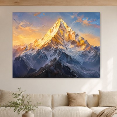 Majestätischer Berggipfel als Leinwandbild oder Fine Art Print
