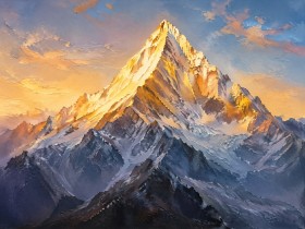 Majestätischer Berggipfel als Leinwandbild oder Fine Art Print Majestätischer Berggipfel als Leinwandbild oder Fine Art Print