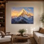 Majestätischer Berggipfel als Leinwandbild oder Fine Art Print