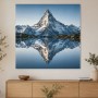 Majestätischer Bergsee in Ruhe, Leinwandbild oder Fine Art Print