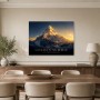 Golden Summit: Wandbild oder Fine Art Print mit alpiner Lichtstimmung