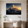 Golden Summit: Wandbild oder Fine Art Print mit alpiner Lichtstimmung