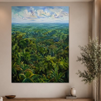 Tropischer Regenwald als Leinwandbild oder Poster
