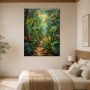 Tropischer Dschungelpfad als Leinwand oder Acrylbild