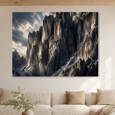 Majestätische Felswände als Leinwandbild oder Fine Art Print