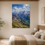 Alpine Gipfel und Tal in Wandbild oder Kunstdruck