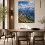 Alpine Gipfel und Tal in Wandbild oder Kunstdruck