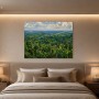 Tropische Waldlandschaft als Leinwand oder Poster mit weiter Tiefenwirkung