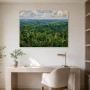 Tropische Waldlandschaft als Leinwand oder Poster mit weiter Tiefenwirkung