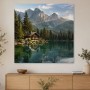Alpenidylle am Bergsee, Leinwand oder Fine Art Print
