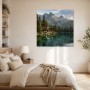 Alpenidylle am Bergsee, Leinwand oder Fine Art Print