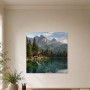 Alpenidylle am Bergsee, Leinwand oder Fine Art Print