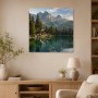 Alpenidylle am Bergsee, Leinwand oder Fine Art Print