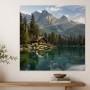 Alpenidylle am Bergsee, Leinwand oder Fine Art Print