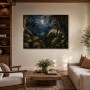 Mondnacht im Tropenwald, Wandbild oder Leinwand