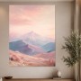 Pastellfarbene Berglandschaft als Wandbild oder Fine Art Print