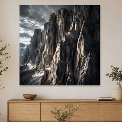 Dramatische Felsformation als Wandbild oder Fine Art Print