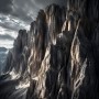 Dramatische Felsformation als Wandbild oder Fine Art Print