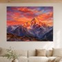 Leuchtende Berglandschaft als Wandbild oder Fine Art Print