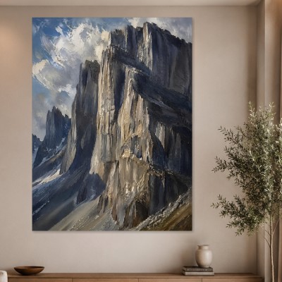 Majestätische Felslandschaft als Modernes Wandbild oder Fine Art Print
