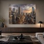 New Yorker Skyline bei Sonnenuntergang, Wandbild oder Fine Art Print