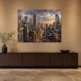 New Yorker Skyline bei Sonnenuntergang, Wandbild oder Fine Art Print