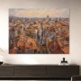 Altstadtpanorama als Wandbild oder Kunstdruck in warmem Licht