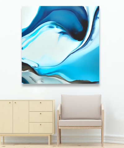 Abstrakte blaue Welle