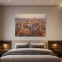 Altstadtpanorama als Wandbild oder Kunstdruck in warmem Licht
