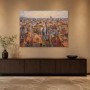 Altstadtpanorama als Wandbild oder Kunstdruck in warmem Licht