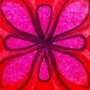 Abstraktes Blumen Bild