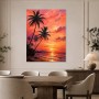 Tropischer Sonnenuntergang als Leinwandbild oder Poster
