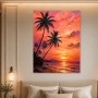 Tropischer Sonnenuntergang als Leinwandbild oder Poster