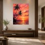 Tropischer Sonnenuntergang als Leinwandbild oder Poster