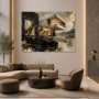 Luxuriöses Luxus Wandbild oder Acrylbild mit modernem Sportwagen
