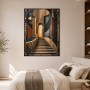 Architektonische Mosaiktreppe als Wandbild oder Kunstdruck