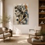 Antikes Profil und Architektur als Wandbild oder Fine Art Print