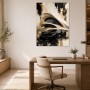 Luxuriöses Architekturmotiv, Acrylbild oder Modernes Wandbild